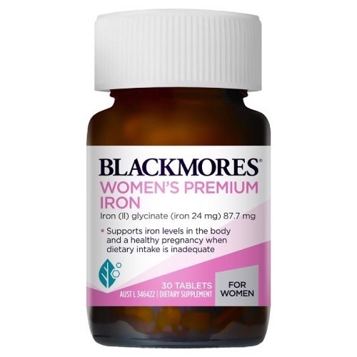 Sắt Cho Mẹ Bầu Blackmores Women's Premium Iron Úc, 30 Viên