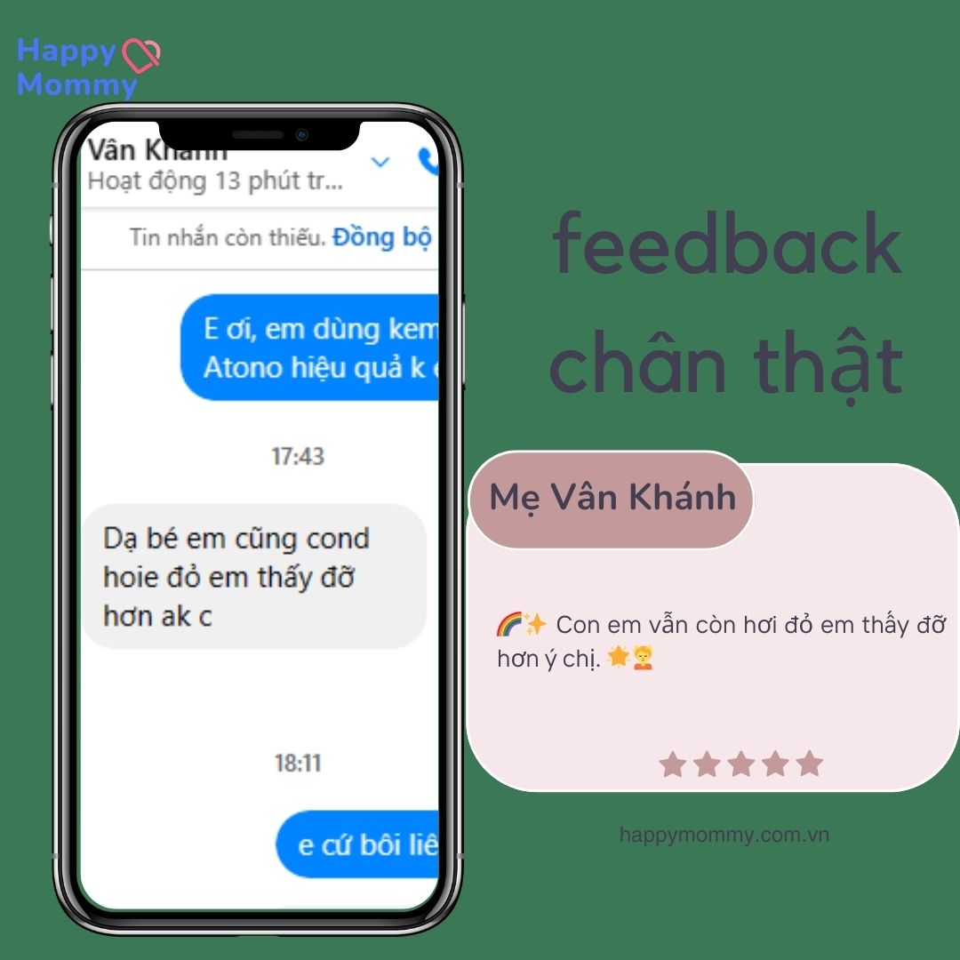 Kem Phục Hồi Chuyên Biệt SOS Cream Atono2 hỗ trợ chàm, kích ứng, đỏ mẩn, 20ml (0M+)