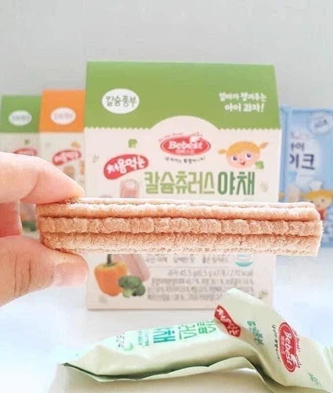 Bánh cuộn Bebest bổ sung canxi cho bé từ 7M+ Nội địa Hàn