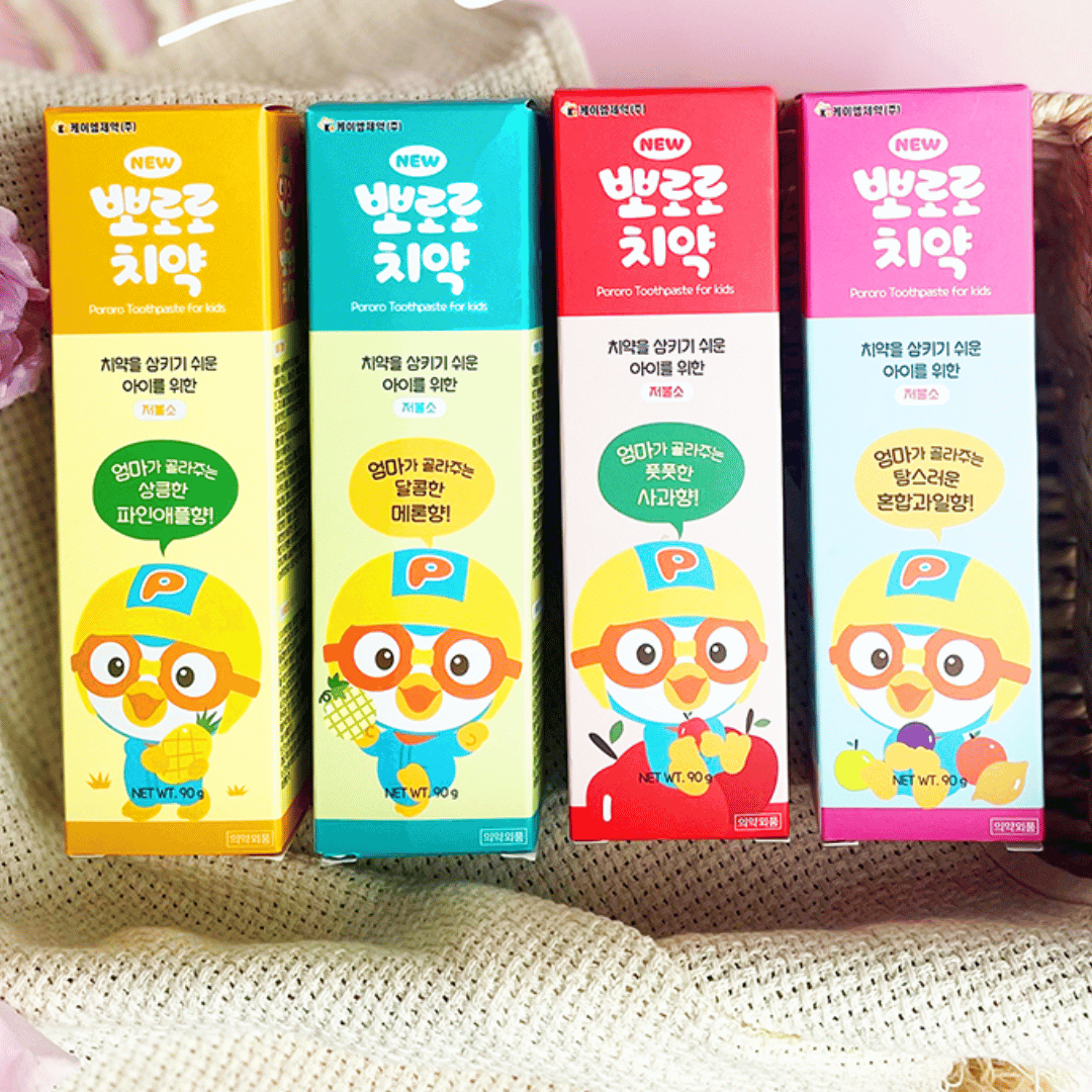 Kem Đánh Răng Trẻ Em Pororo Hàn Quốc 90g
