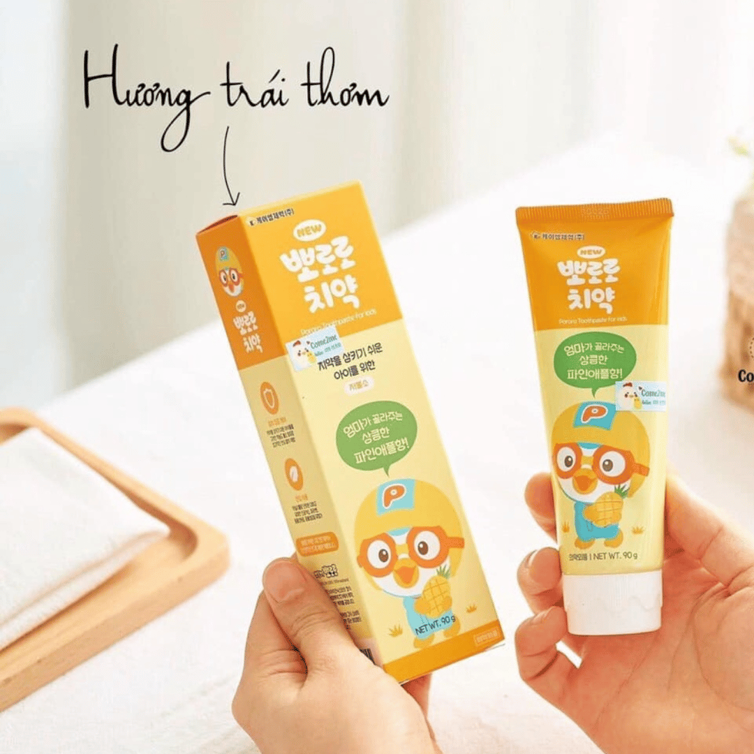 Kem Đánh Răng Trẻ Em Pororo Hàn Quốc 90g
