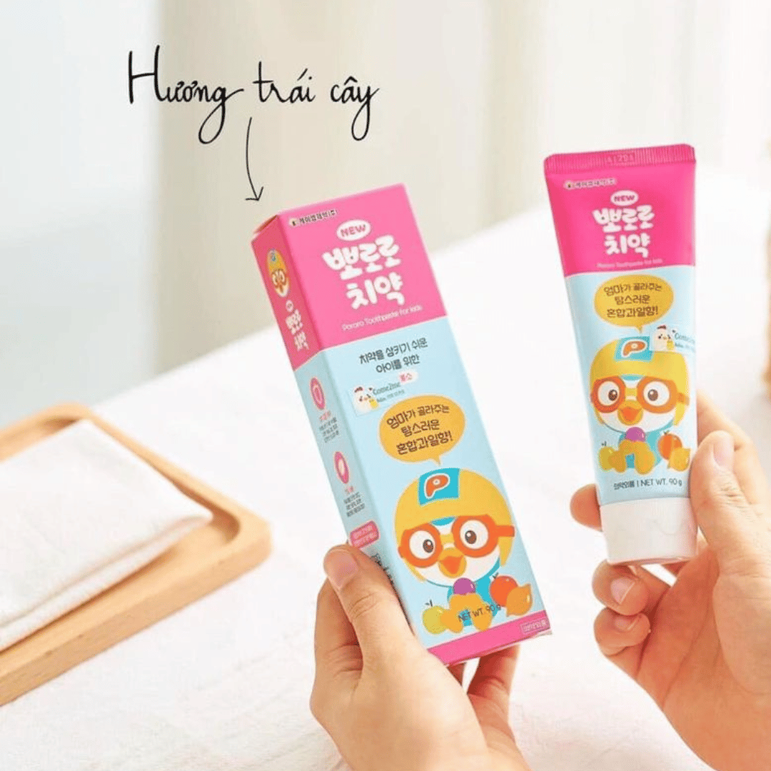 Kem Đánh Răng Trẻ Em Pororo Hàn Quốc 90g