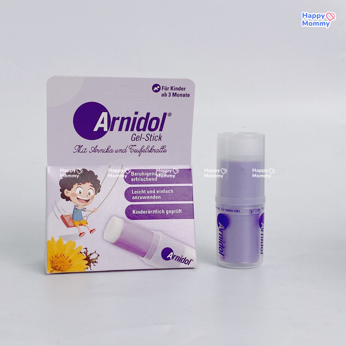 Sáp Làm Tan Sưng, Bầm Arnidol Gel Stick 15G Cho Trẻ Từ 3 Tháng