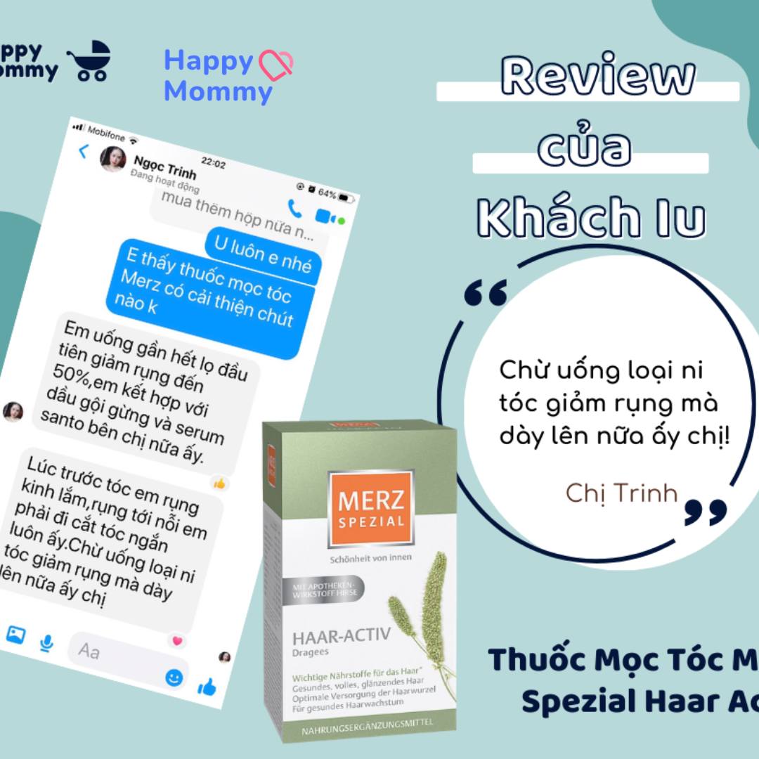 Viên Uống Hỗ Trợ Mọc Tóc Merz Spezial Nội Địa Đức, 120 Viên