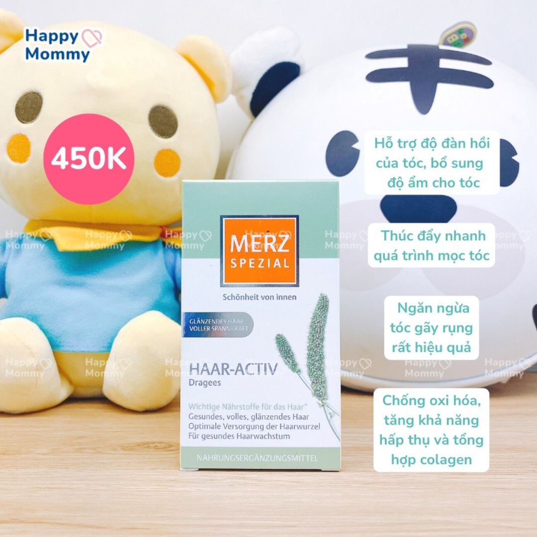 Viên Uống Hỗ Trợ Mọc Tóc Merz Spezial Nội Địa Đức, 120 Viên