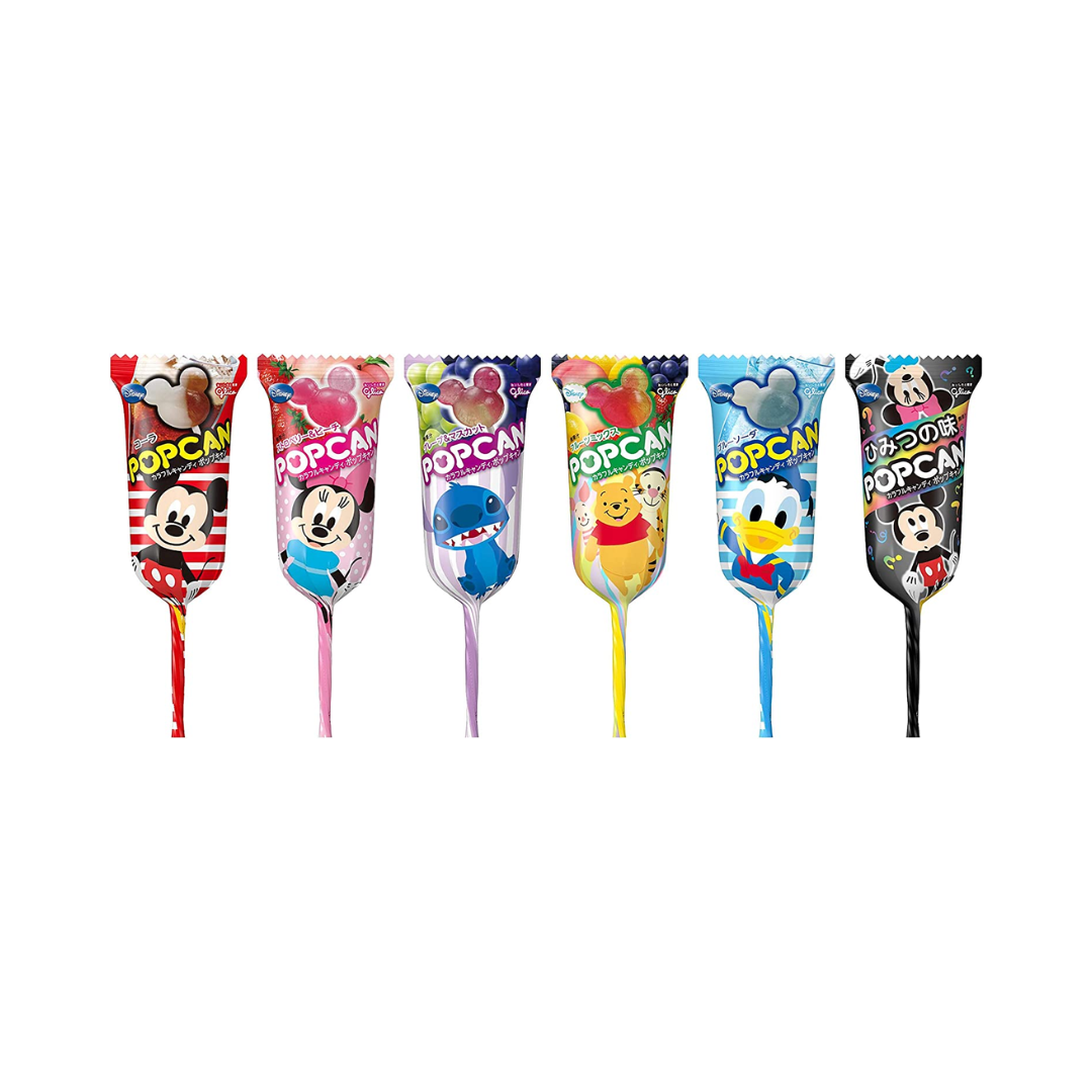 Kẹo Mút Disney Mickey Popcan Glico Nhật Bản 3y+