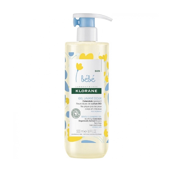 Sữa Tắm Gội 2In1 Cho Bé Klorane Bebe Pháp Hương Hoa Cúc 500Ml (0-5Y)