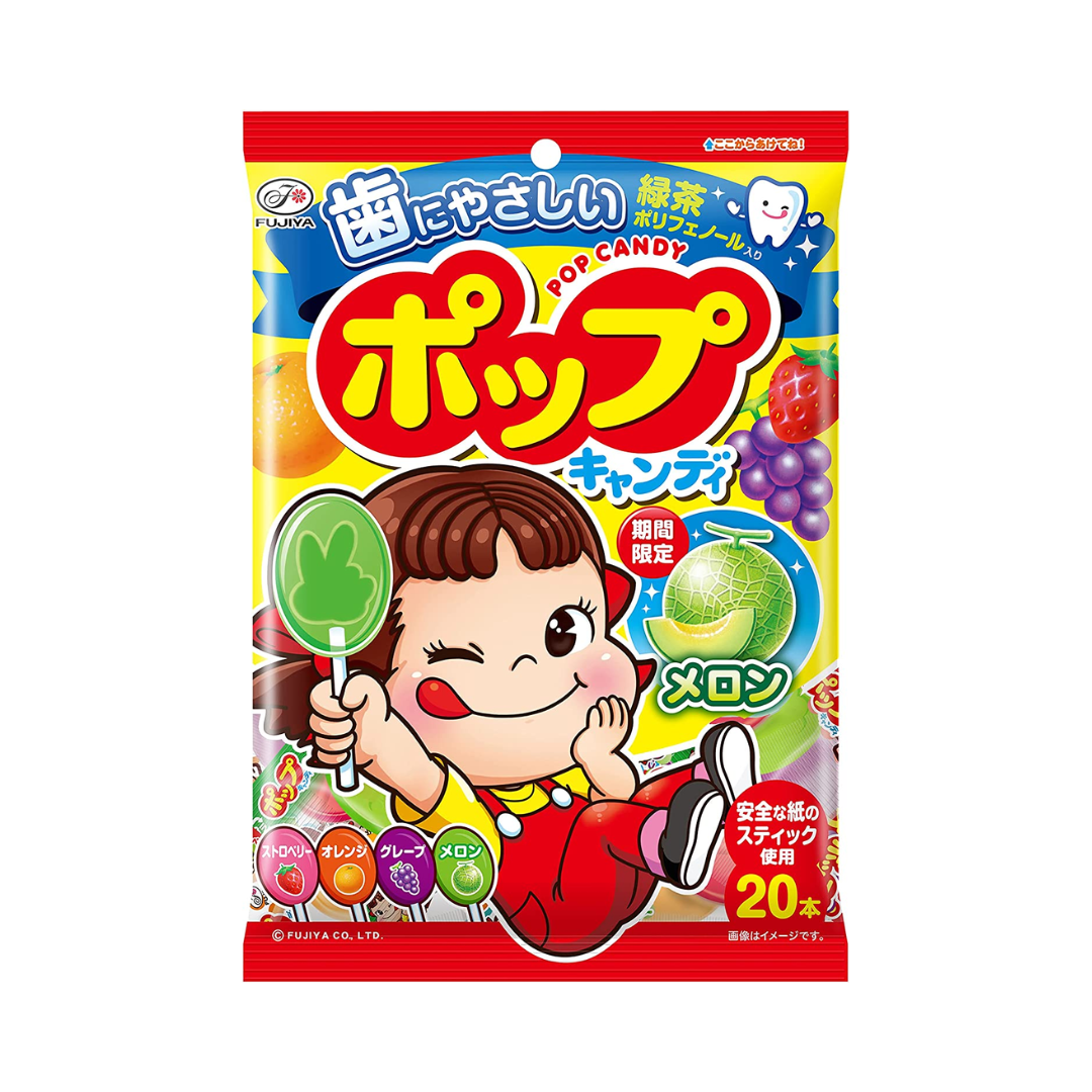 Kẹo Mút Chống Sâu Răng Fujiya Nhật, Gói 21 Cái (2Y+)