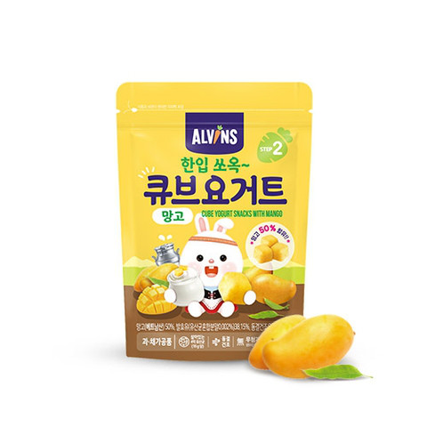 Sữa Chua Khô Alvins Hàn Quốc, 16G (7M+)