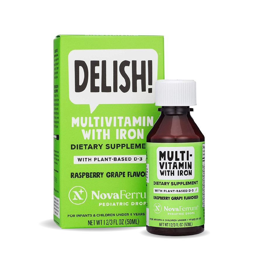 Vitamin Tổng Hợp Và Sắt Delish Nova Ferrum Mỹ 50Ml (0-4Y)