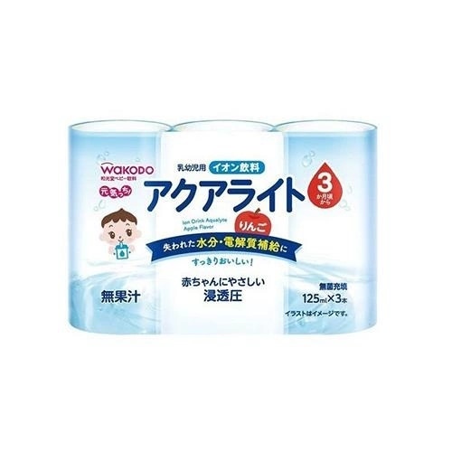 Nước Điện Giải Wakodo, Lốc 3 Hộp X 125Ml (3M+)