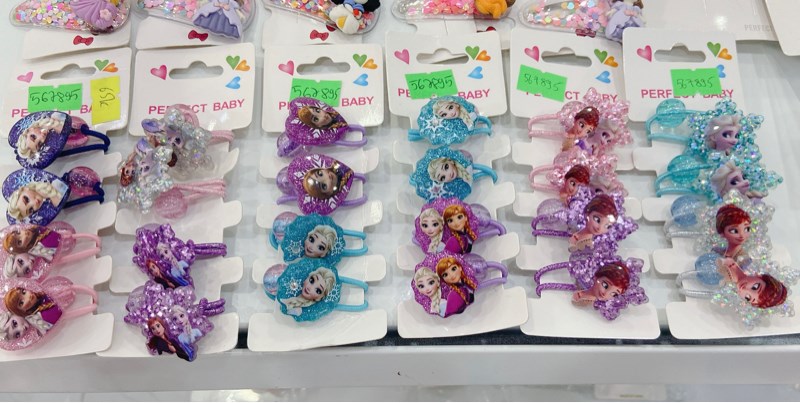 Set 4 Dây Cột Tóc Công Chúa Elsa,Anna Cho Bé Gái