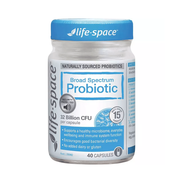 Men Vi Sinh Life Space Úc Cho Người Lớn, 40 Viên