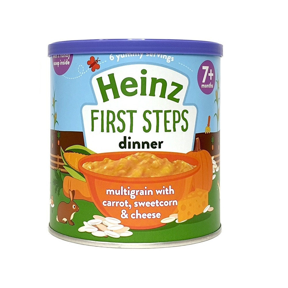 Bột Ăn Dặm Heinz Frist Steps Dinner Anh, 200G (7M+)