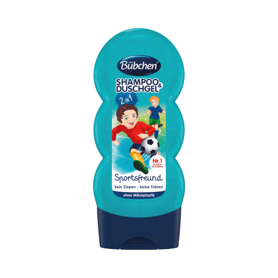 Sữa Tắm Gội Bubchen Sportsfreund Đức Màu Xanh Nhạt 230Ml (1Y+)