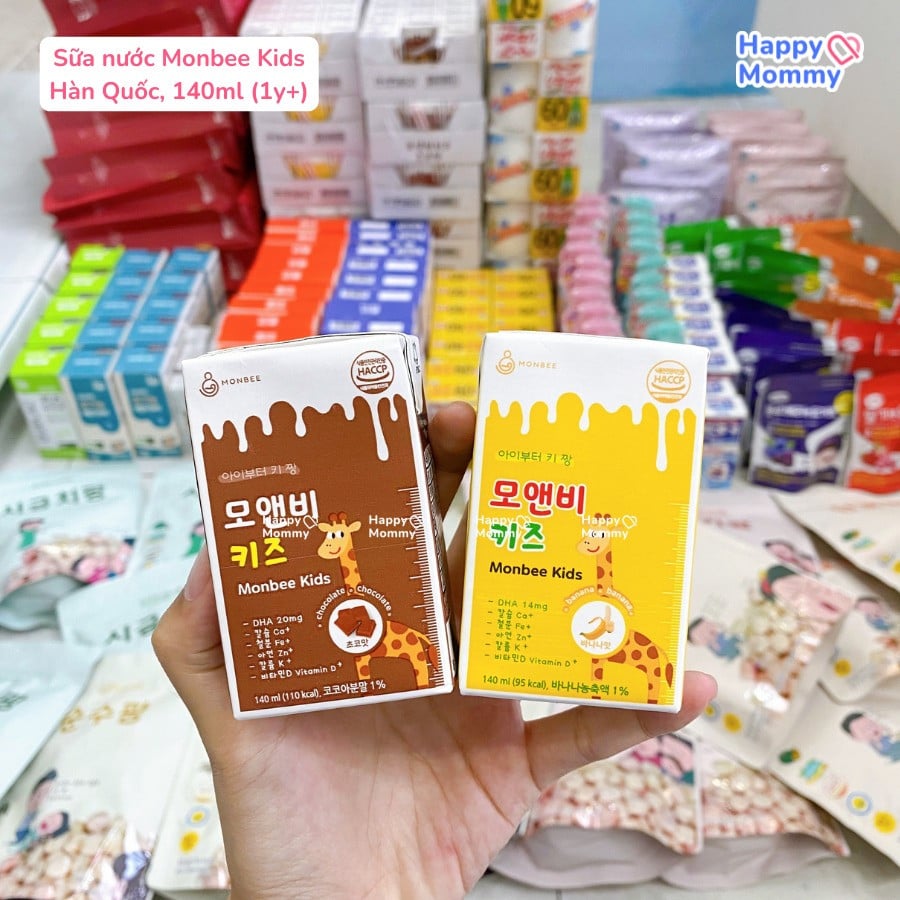 Sữa Dinh Dưỡng Protein Và Sữa Non Monbee Kids Hàn Quốc, 140Ml (1Y+)