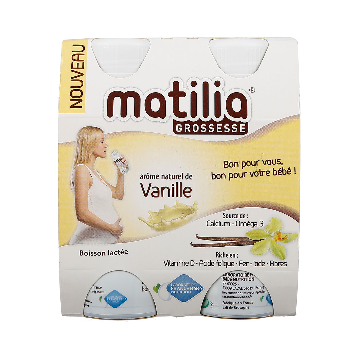 Sữa Bầu Matilia Pháp Vị Vani, Lốc 4 Hộp X 200Ml