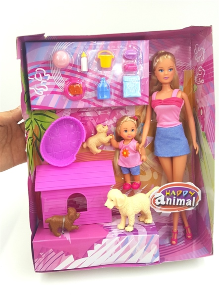 Đồ Chơi Búp Bê Thú Cưng Vui Vẻ Steffi Love HaPPy Animal Đức (3Y+)