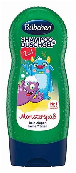 Sữa Tắm Gội 2In1 Bubchen Đức 230Ml Màu Xanh Lá Cây