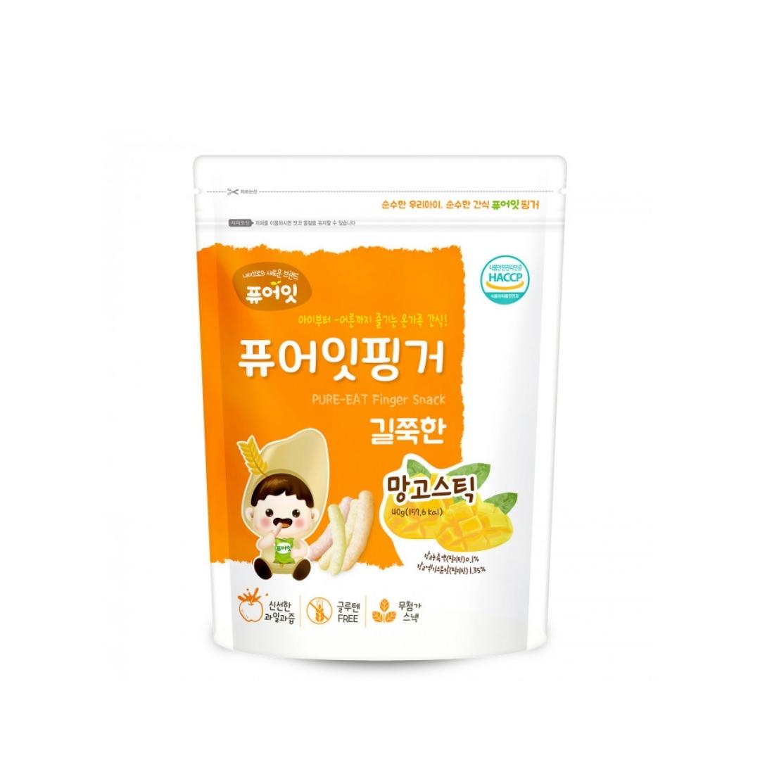 Bánh Gạo Hữu Cơ Naebro Pure Eat Hàn Quốc Hình Que 30G (7M+)