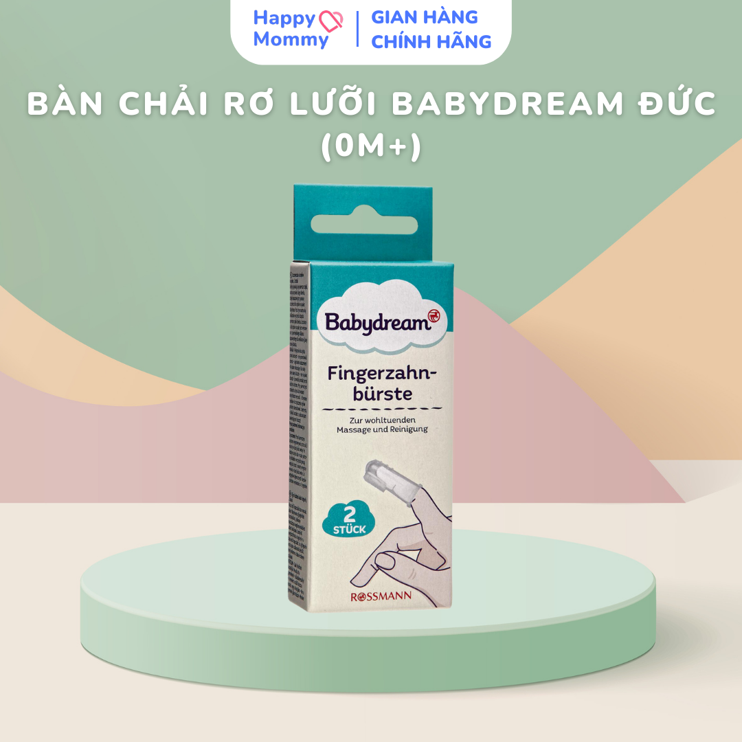 Bàn Chải Rơ Lưỡi Babydream Đức (0M+)