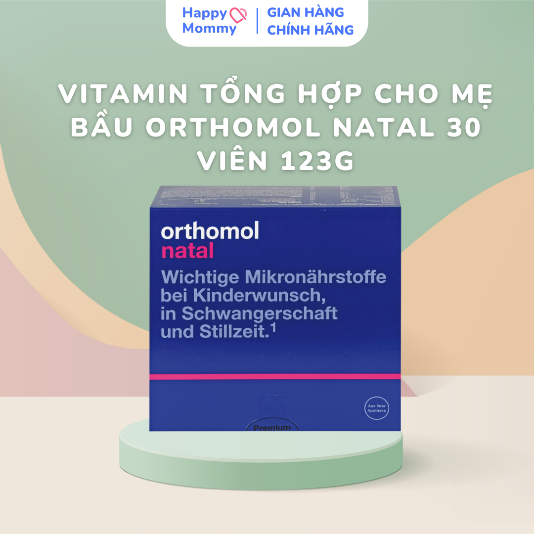 Vitamin tổng hợp cho mẹ bầu Orthomol Natal, 123g (30 viên)