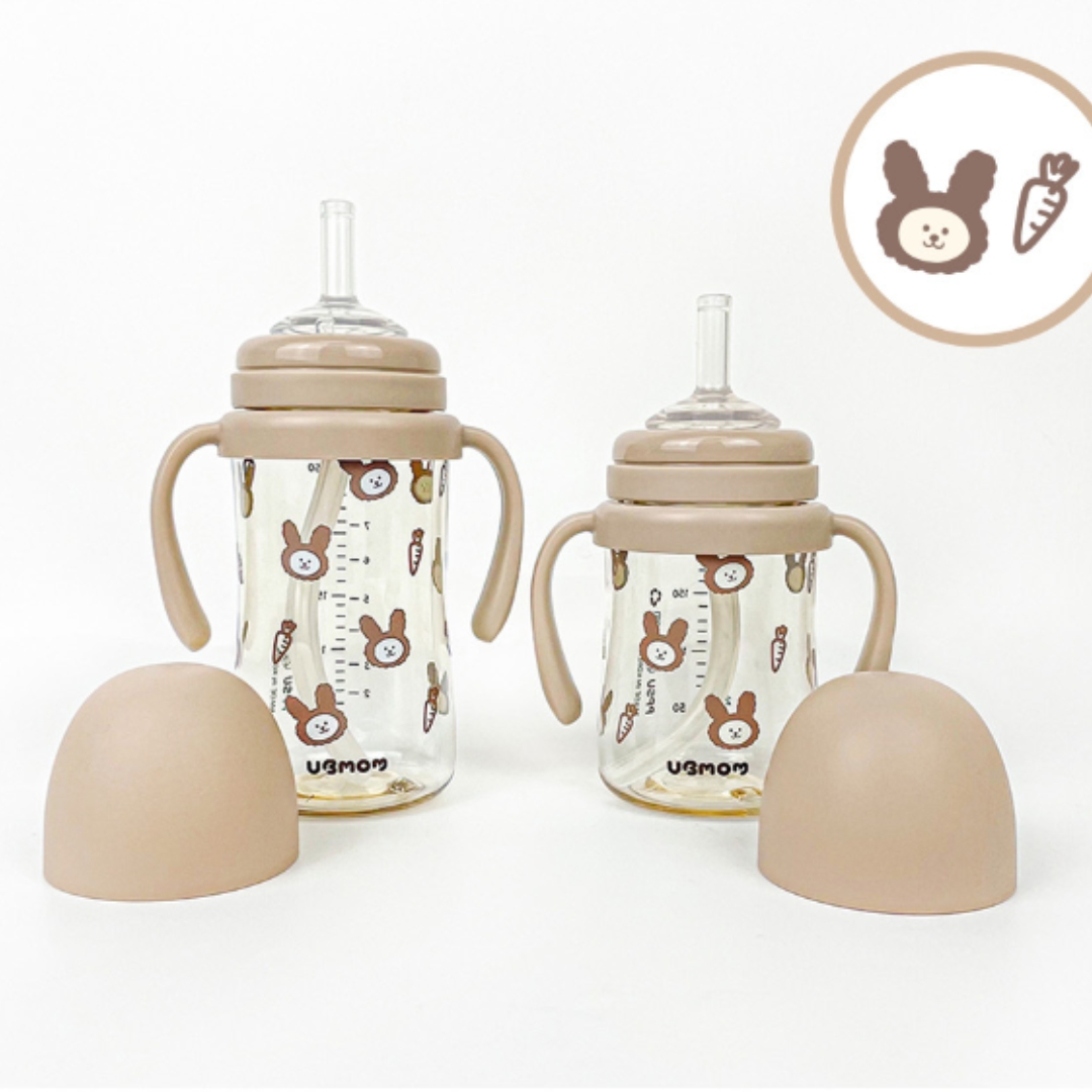 Bình tập Hút UBMOM 280ml Straw Cup (6M+)