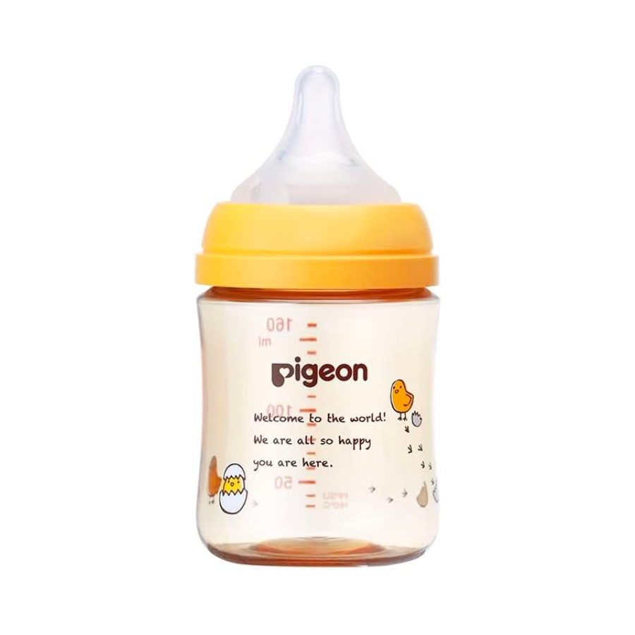 Bình Sữa Cổ Rộng Pigeon Nhựa PPSU Nội Địa Nhật, 160Ml Và 240Ml