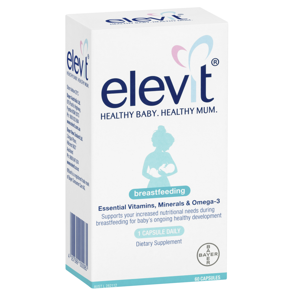 Vitamin Tổng Hợp Elevit Úc Dành Cho Mẹ Sau Sinh, 60 Viên