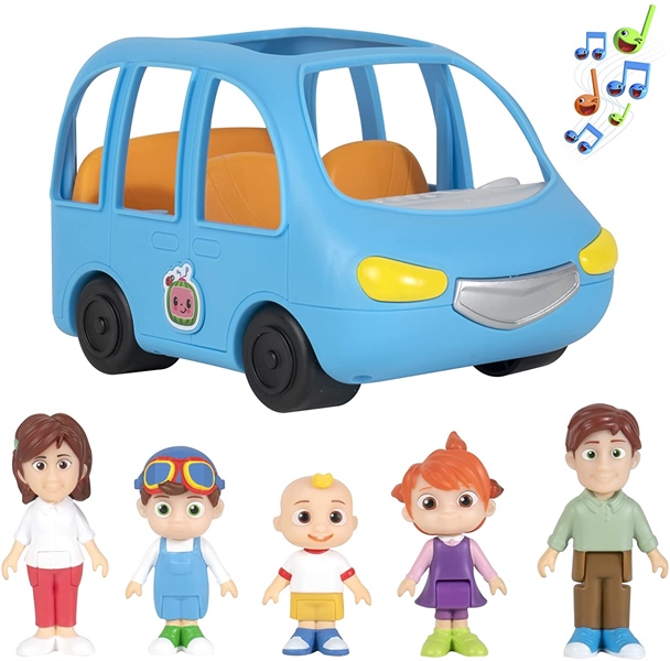 Đồ Chơi Cocomelon Lights & Sounds Family Fun Car, Nội Địa Mỹ