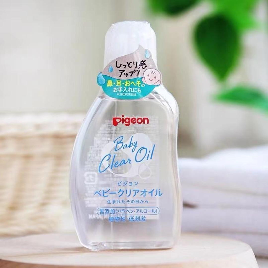 Dầu Massage Body Em Bé Pigeon Baby Clear Oil, 80ml