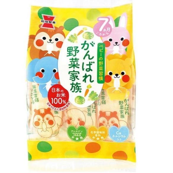 Bánh Gạo Tươi Nhật Iwatsuka Cho Bé, Gói 51G (7M+)