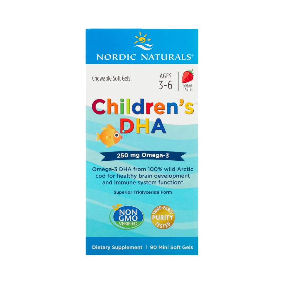 Viên Uống DHA Cho Bé Nordic Naturals Children's DHA 250mg, 90 Viên