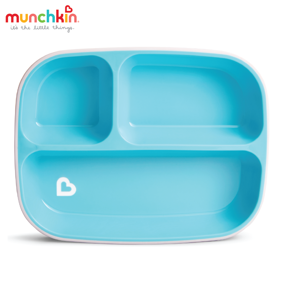 Bộ 2 Đĩa Chia Ngăn Chống Trượt Munchkin Mỹ