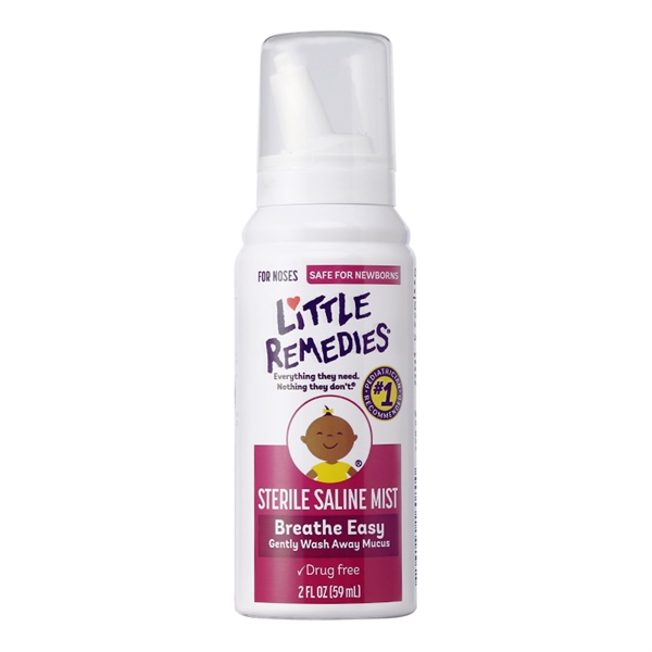 Xịt Mũi Tạo Độ Ẩm Và Đẩy Nhầy Mũi Little Remedies Mỹ 59Ml (0M+)