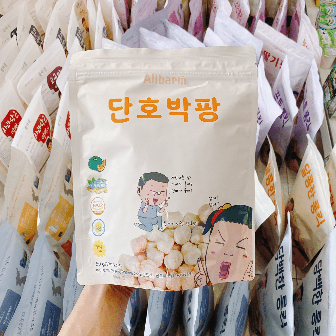 Bánh Ăn Dặm Hữu Cơ Allbarm , 50G (6M+)