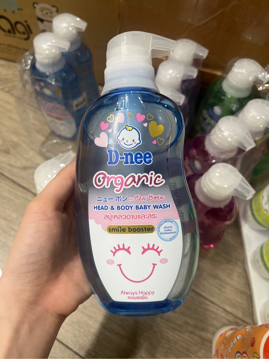 Sữa Tắm Gội Dnee Thái Lan Cho Bé Sơ Sinh, 100% Chính Hãng - 380ml