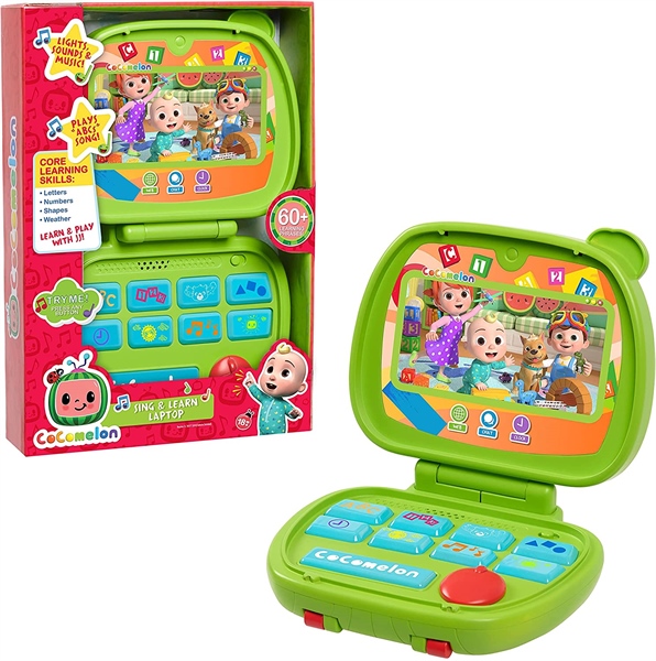Đồ Chơi Cocomelon Sing & Learn Laptop, Nội Địa Mỹ (36M+)