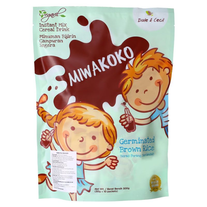 Sữa Bột Thực Vật Hữu Cơ Dale & Cecil Miwakoko Dạng Gói (30G X 10 Gói)
