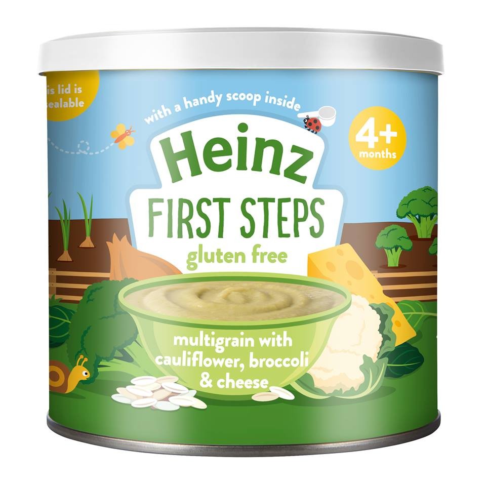 Bột Ăn Dặm Heinz Anh Vị Phô Mai, Súp Lơ, Rau Củ 200G (6M+)