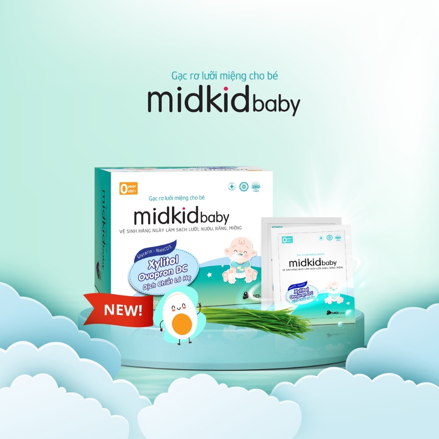 Gạc Rơ Lưỡi Miệng Midkid Baby (0M+)