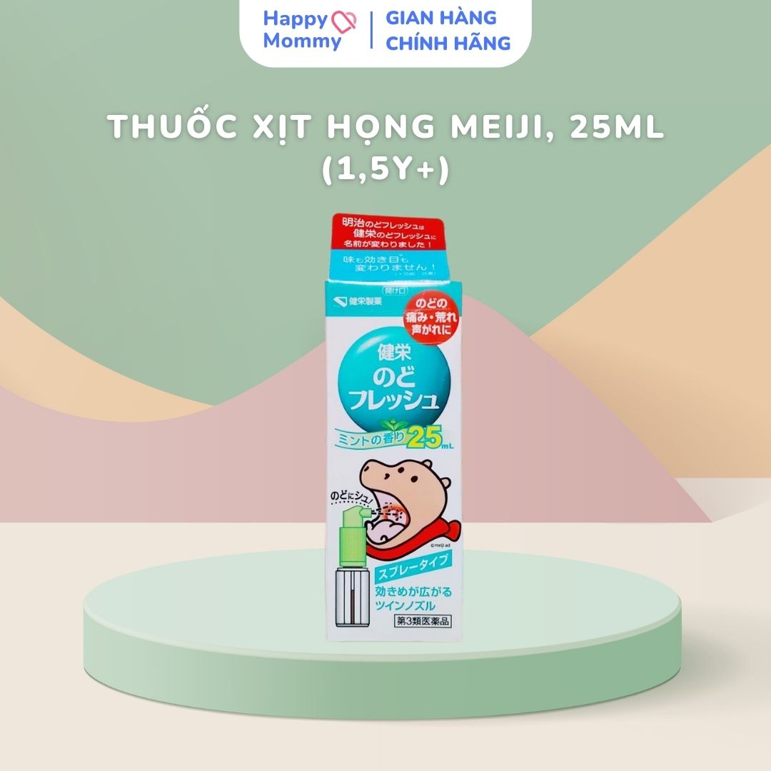 Xịt họng Meiji, 25ml (1,5Y+)
