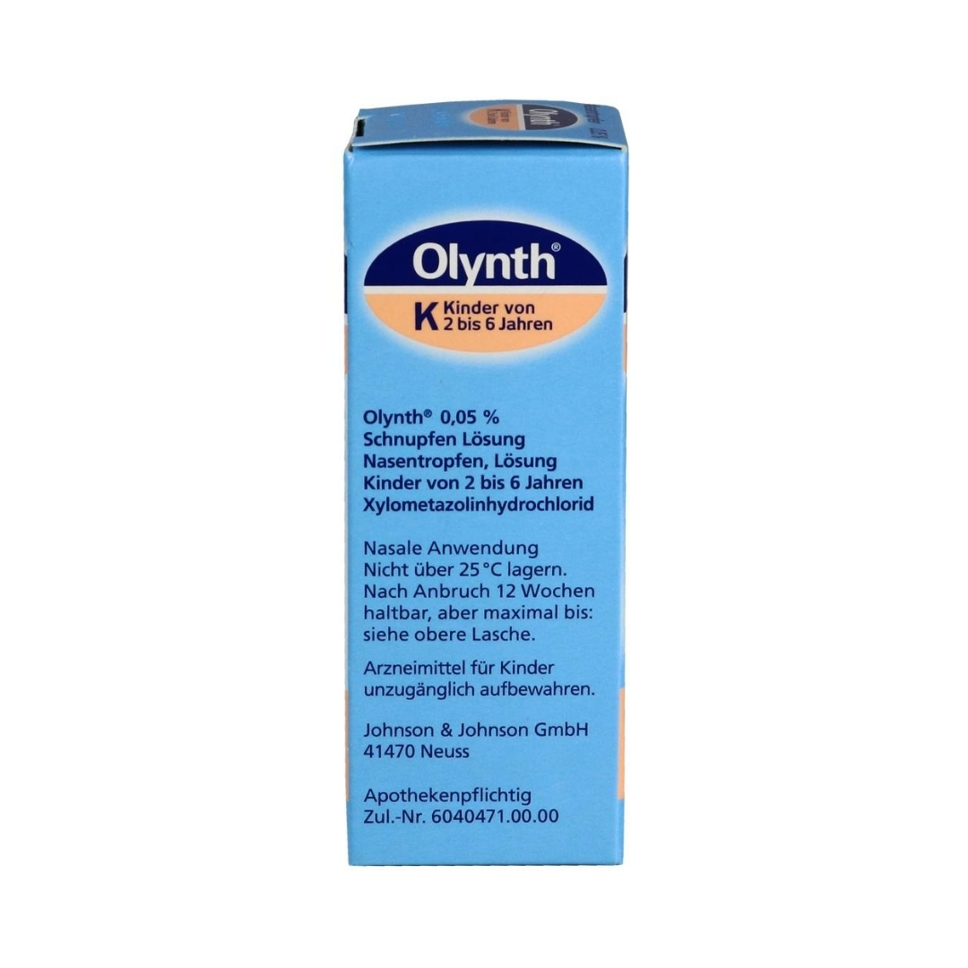 Nhỏ Mũi Olynth Đức 0,05% Trị Cảm Lạnh, Viêm Xoang, 10ml (2-6Y)