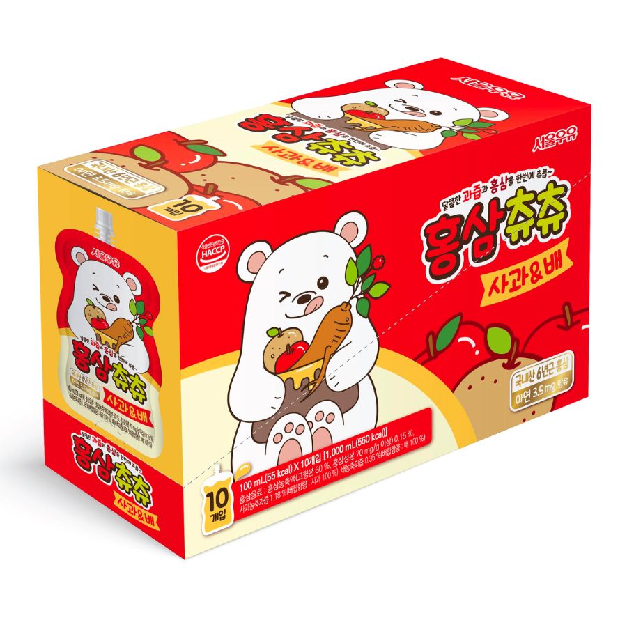 Nước Hồng Sâm Hàn Quốc Chu Chu, Gói 100ML