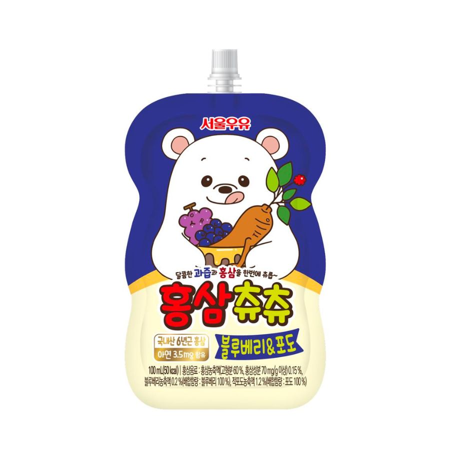 Nước Hồng Sâm Hàn Quốc Chu Chu, Gói 100ML