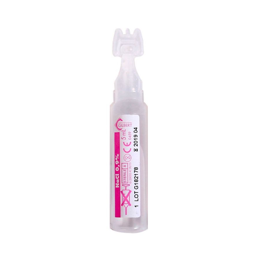 Nước Muối Sinh Lý Physiodose Pháp Màu Hồng, Hộp 40 Ống X 5ML (0M+)