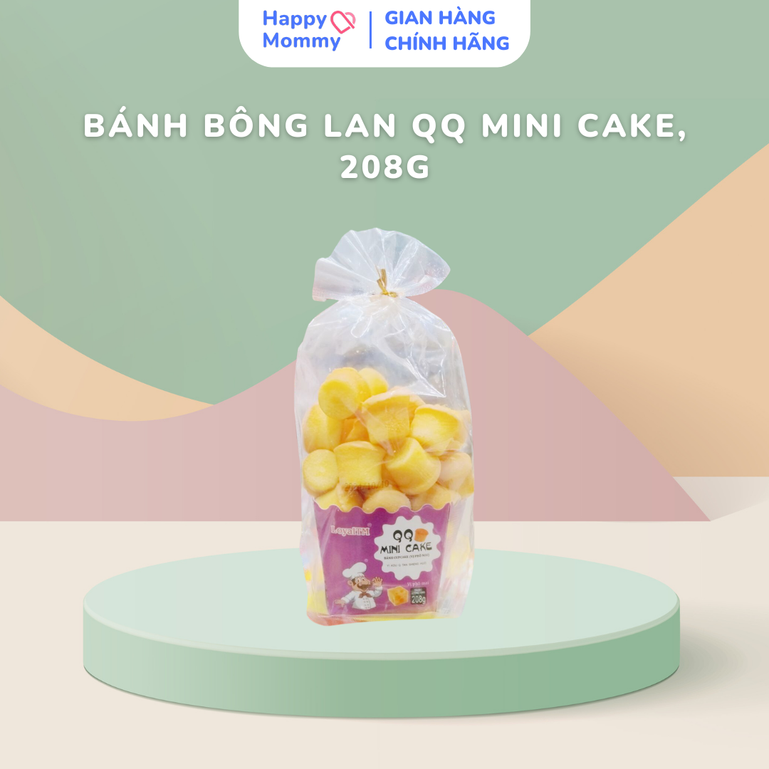 Bánh bông lan QQ Mini Cake, 208g