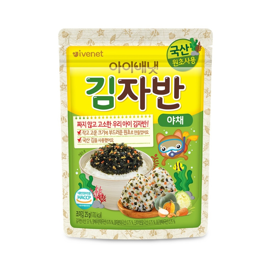 Rong Biển Rắc Cơm Hàn Quốc Ivenet, 25G (12M+)