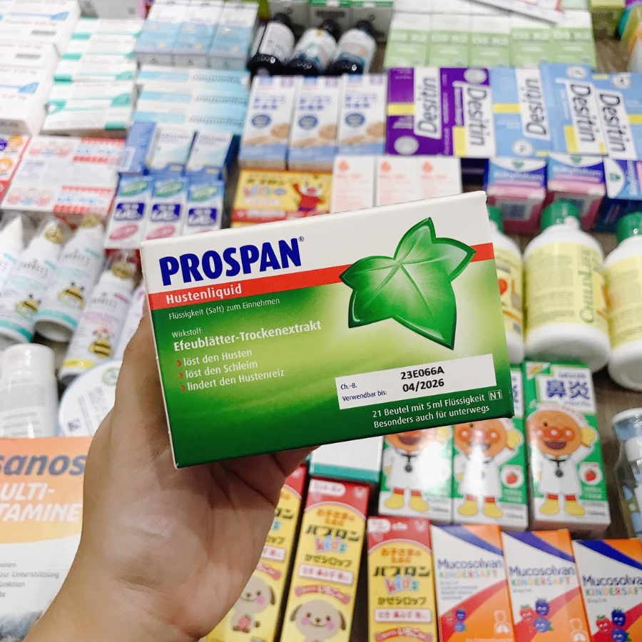 Siro Ho Prospan Của Đức Dạng Gói, Hộp 21 Gói x 5ML (6Y+)