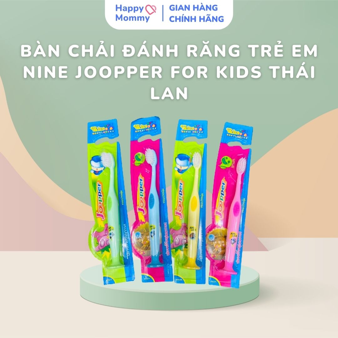 Bàn Chải Đánh Răng Trẻ Em Nine Joopper For Kids Thái Lan 3y